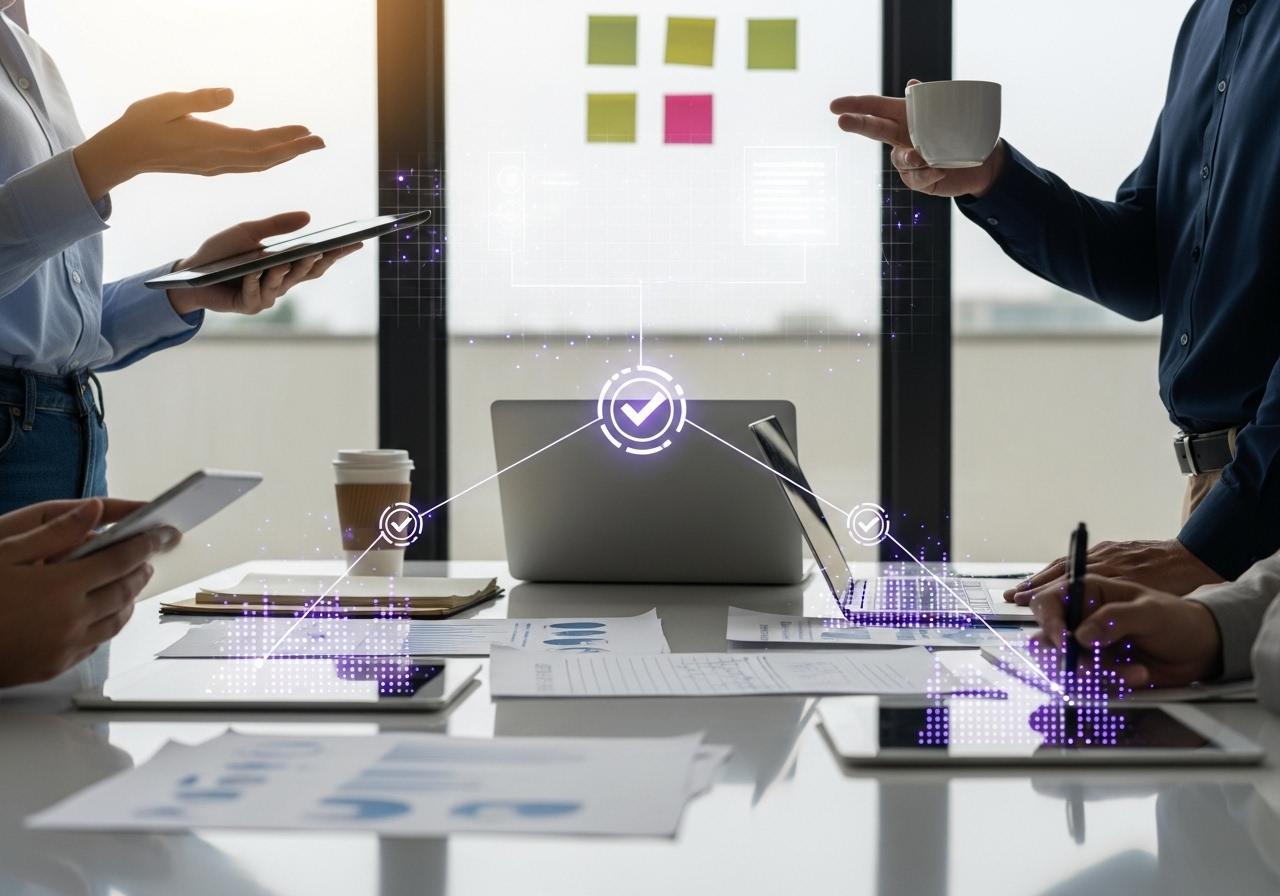 Tender and quotation documents being transformed into a structured sales proposal workflow